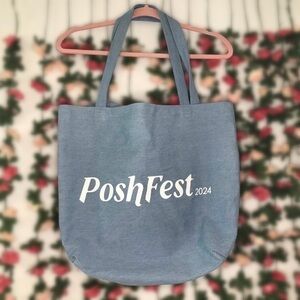 Poshmark PoshFest 2024 Blue Tote Bag
